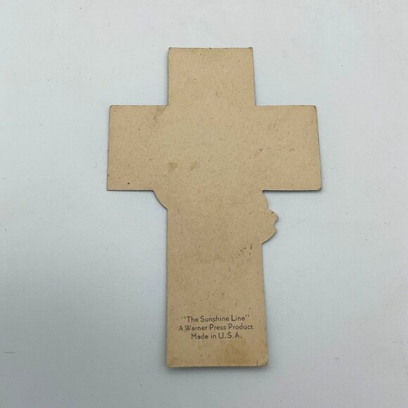 Easter Greetings Die Cut VINTAGE Victorian Style Cardstock Cross Cards Bookmarks - Picture 3 of 5